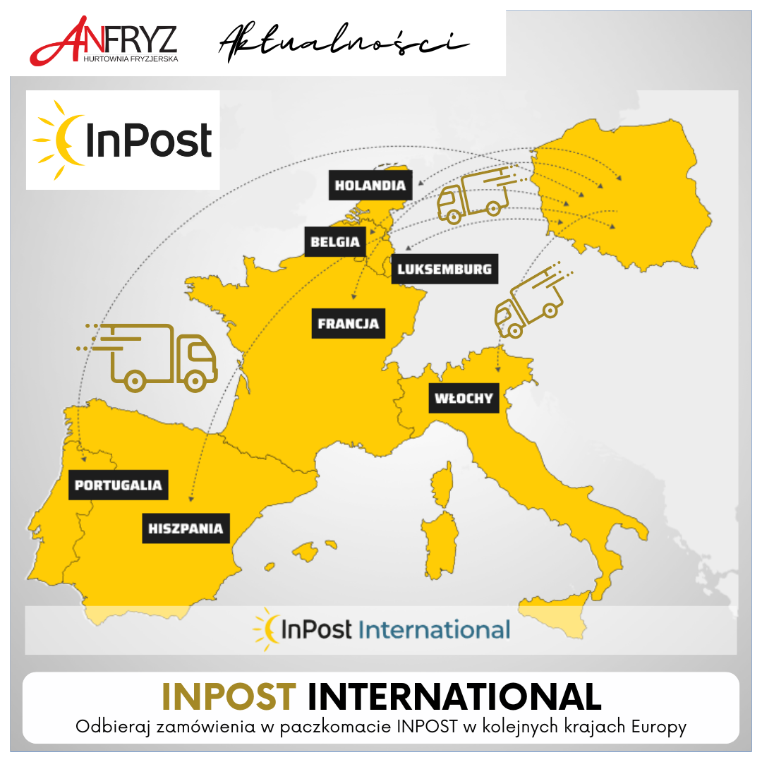 INPOST International - wysyłka do 7 krajów Europy