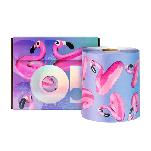 O! TOOLS Folia aluminiowa ryflowana Flamingo 100m