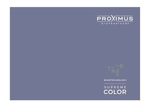 PROXIMUS Karta kolorów 70 odcieni NAJNOWSZA