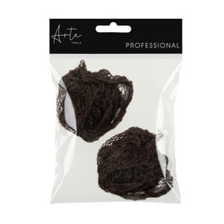 ARTE Siatka na włosy brąz 2szt.