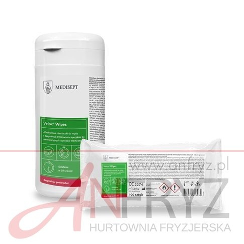 VELOX WIPES Chusteczki zapas 100szt.