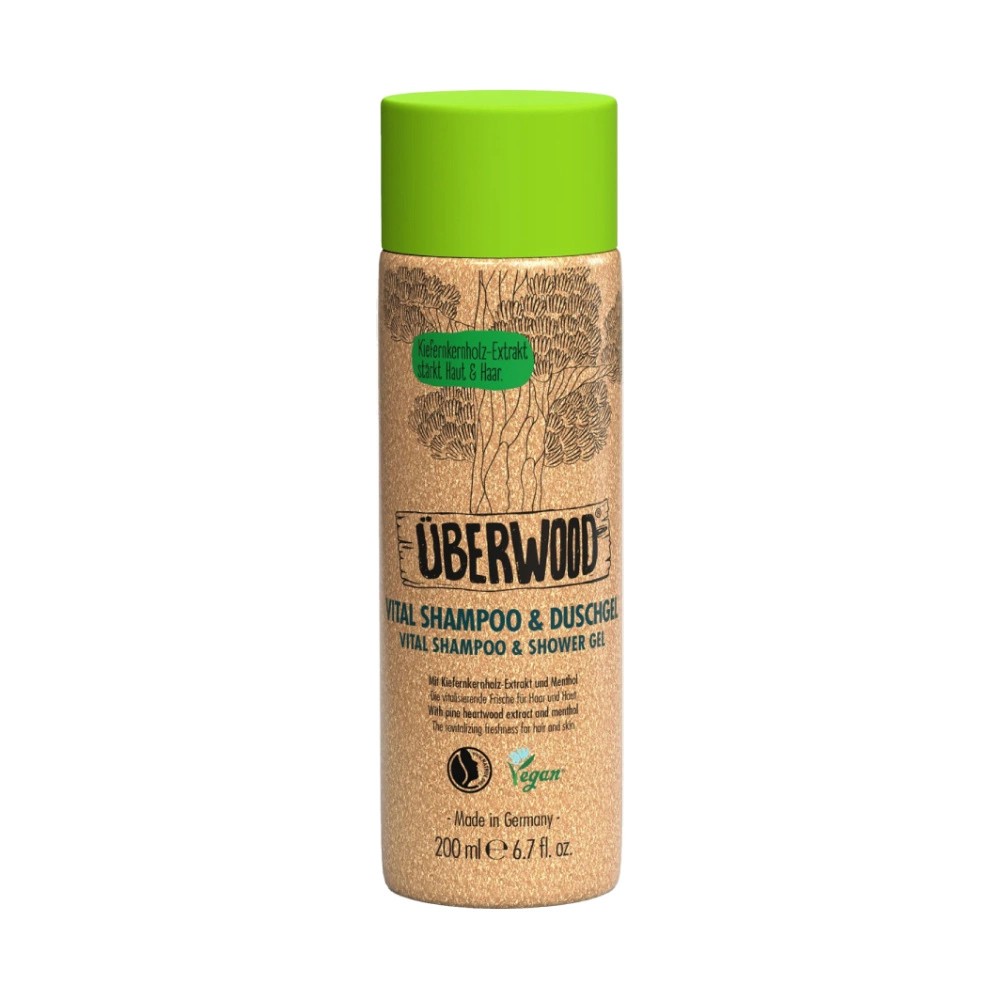 UBERWOOD Szampon i żel do ciała 200ml