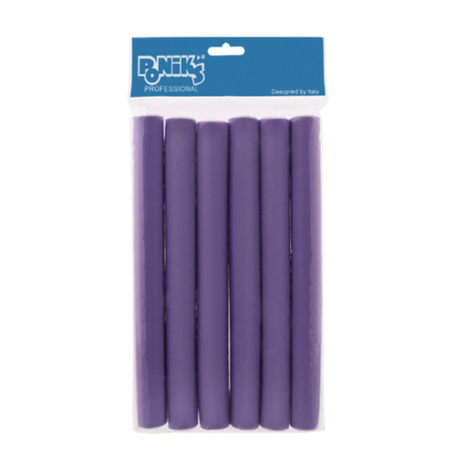 PONIKS Papiloty 6szt. fiolet