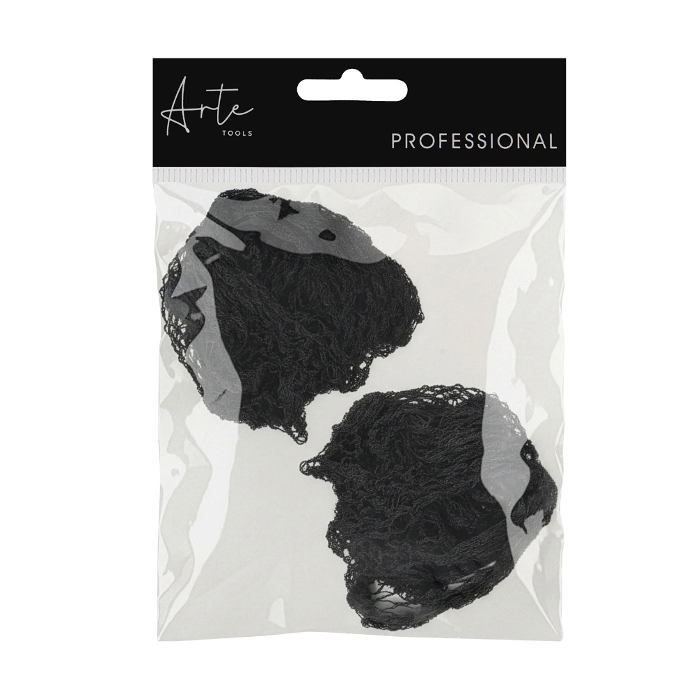 ARTE Siatka na włosy czarna 2szt.