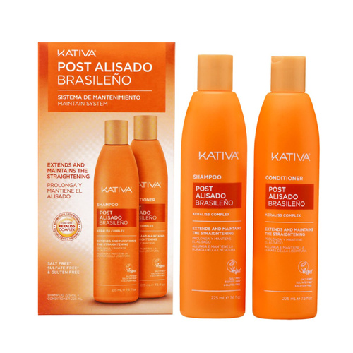 KATIVA ALISADO POST2 Szampon 225ml Odżywka 225ml