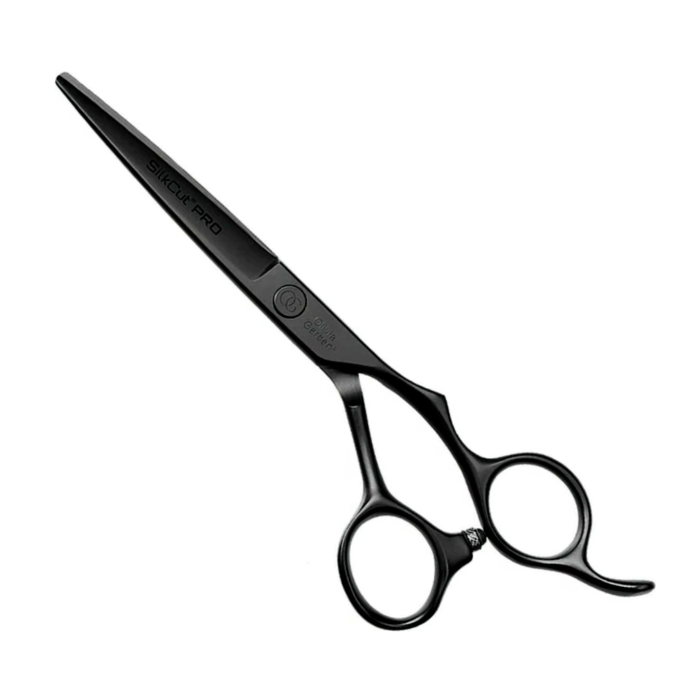OLIVIA GARDEN Nożyczki Silkcut PRO Czarne Matt 5.75"