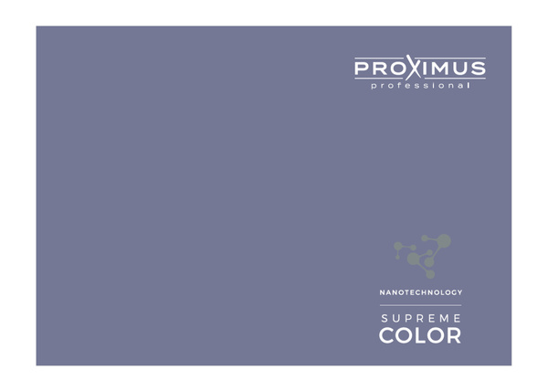 PROXIMUS Karta kolorów 70 odcieni NAJNOWSZA