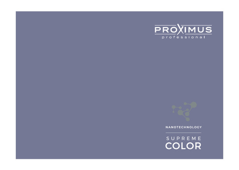 PROXIMUS Karta kolorów 70 odcieni NAJNOWSZA