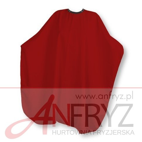 Peleryna fryzjerska - Czerwona