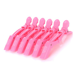 PONIKS Klips krokodyl róż 6szt.BKL041