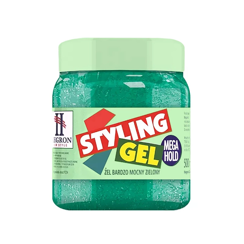 HEGRON Żel Zielony Mega Hold 500ml