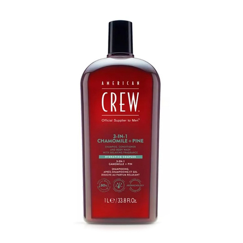 AMERICAN CREW Szampon 3w1 Chamomile Pine 1000ml