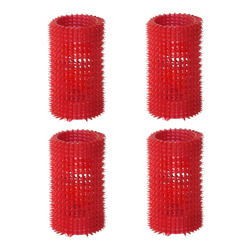 OLIVIA GARDEN Wałki JET Czerwone 40mm 4szt.