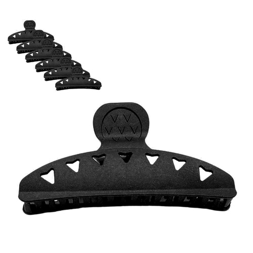 ARTE Klamra motylek z zębami 6szt.