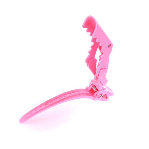 PONIKS Klips krokodylek różowy