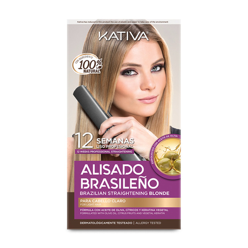 KATIVA Prostowanie keratynowe BLOND Zestaw