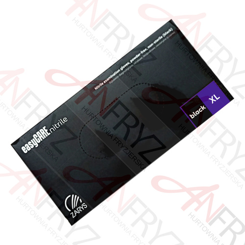Rękawiczki Nitrylowe czarne "XL" 100 szt.