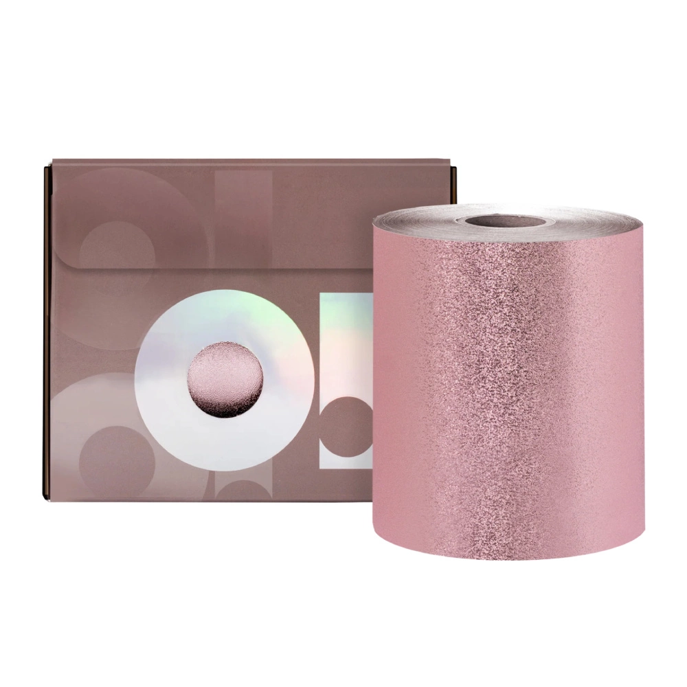 O! TOOLS Folia aluminiowa ryflowana Rose Gold 100m