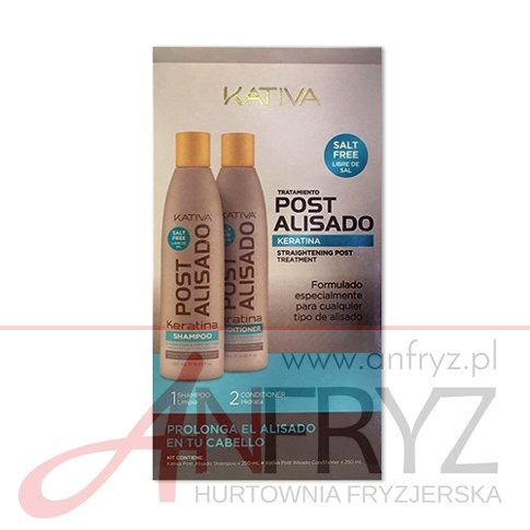 KATIVA POST 2 Zestaw - Szampon 250ml Odżywka 250ml