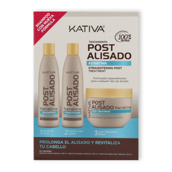 KATIVA POST 3 Zestaw - Szampon 250ml Odżywka 250ml Kuracja 250ml