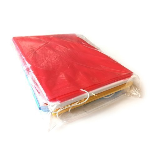 Peleryny jednorazowe foliowe 50szt. kolorowe