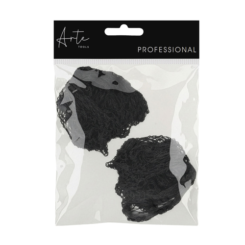 ARTE Siatka na włosy czarna 2szt.