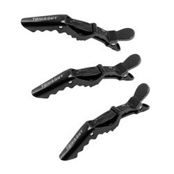 TONI&GUY Klips krokodylek Czarny 6szt.