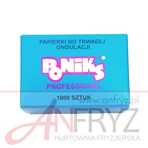 PONIKS Papierki do trwałej ondulacji 1000szt.