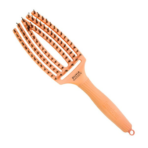 OLIVIA GARDEN Finger Brush Medium Brzoskwinia