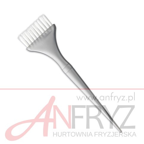 Pędzelek srebrny szeroki