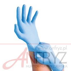 Rękawiczki Nitrylowe niebieskie "XL" 100 szt.